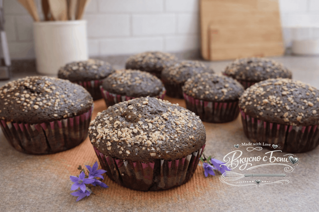 Мъфини без млечни продукти и яйца